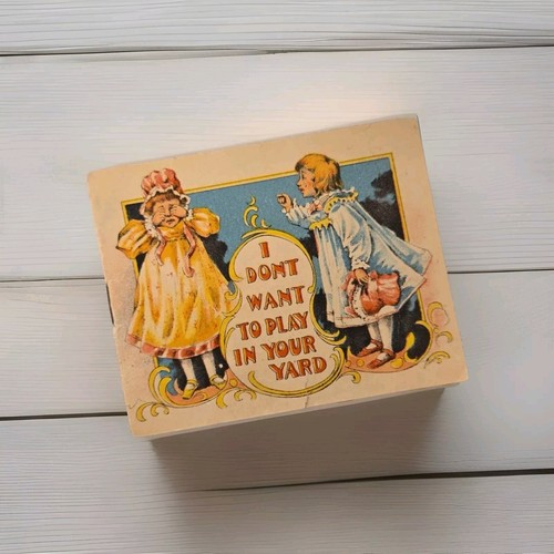 Collectable Children's Antique Booklet Ephemera Circa 1890s Geo S Harris & Sons