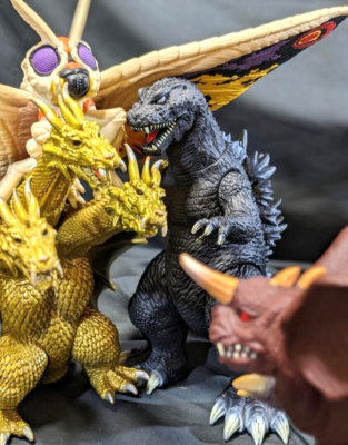 Figures, Godzilla x Mothra x King Ghidorah x Baragon 4-piece