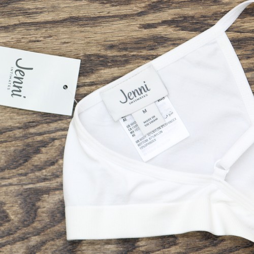 jenni Womens Light Support Strapless Bralette 100158355 White M - Picture 5 of 5