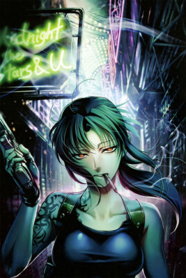 Black Lagoon Anime Silk Print Hot New Painting Wall Home Decor