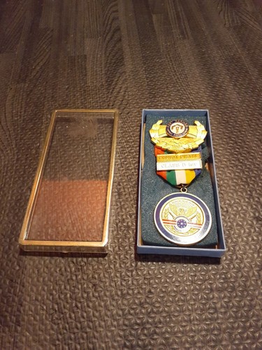 Vintage Shooting Award Medal Combat Pistol 1st Place Fort Harmar 1987 Gun...