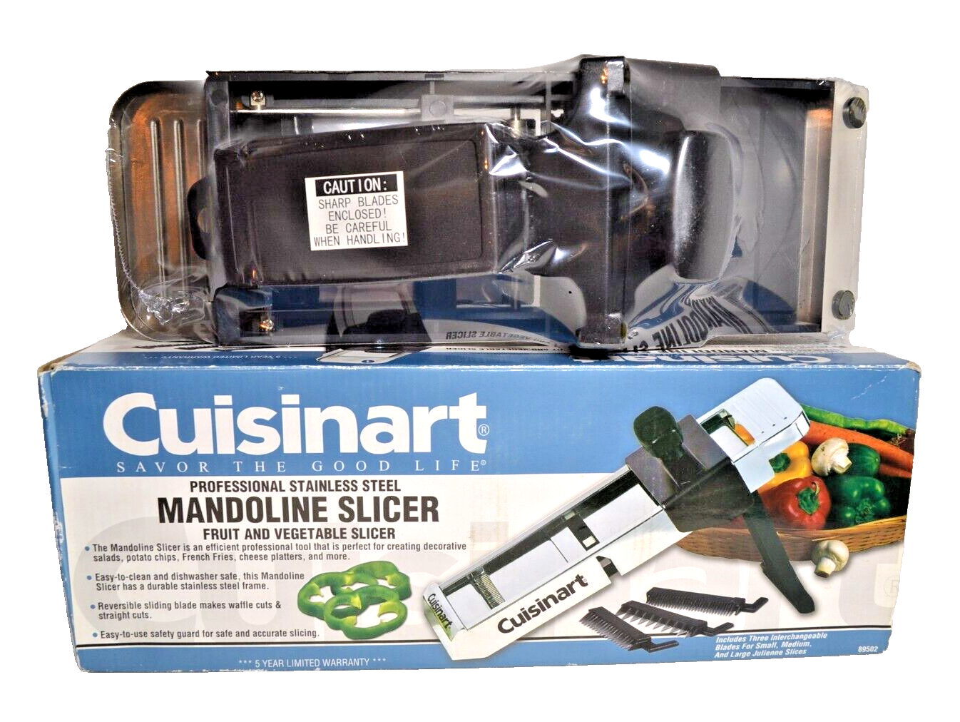 Cuisinart Professional Stainless Steel Mandolin Slicer 89502 eBay