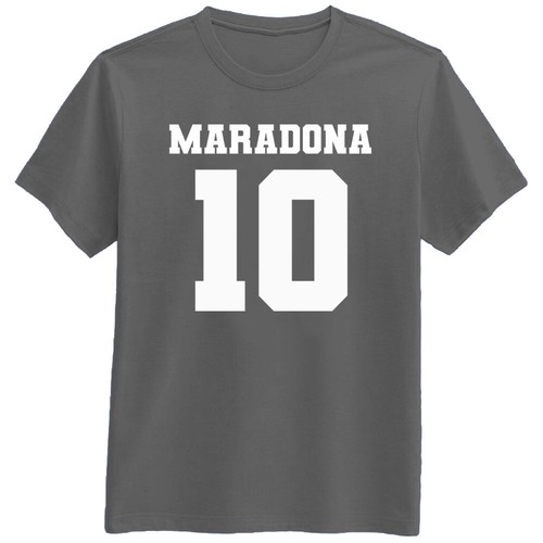 T-Shirt Shirt Maradona 10 Diego Maradona Fußballspieler Argentinien Sport Geschenk neu - Bild 2 von 13