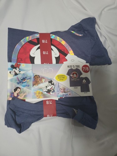 NEW Disney 100 Kids Character Licensed Graphic T-Shirt Size 7/8 - Picture 3 of 4