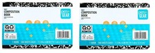 Pen Gear Wide Half Composition Books, 7.5" x 4.88", 100 Pg, 2-Individual Books