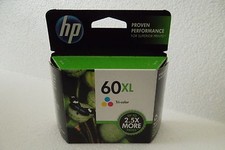 HP 60XL Tri-color Ink Cartridge for F2480 C4680 D2660 440 Page Yield CC644WN NEW