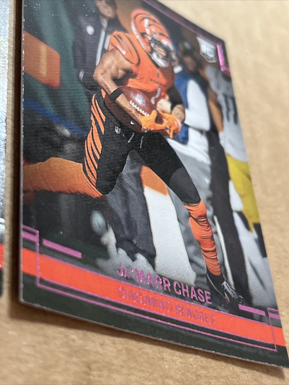 Ja’Marr Chase Rookie 2021 Chronicles Panini Base &Pink Parallel