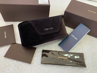 Tom Ford Case Brown Sunglasses Velvet Cloth Eyeglasses Hard  display picture 2