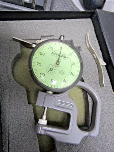 ✌ MITUTOYO FEDERAL 547-500 Thickness Gage Range 0 -.500”  (SEE VIDEO)
