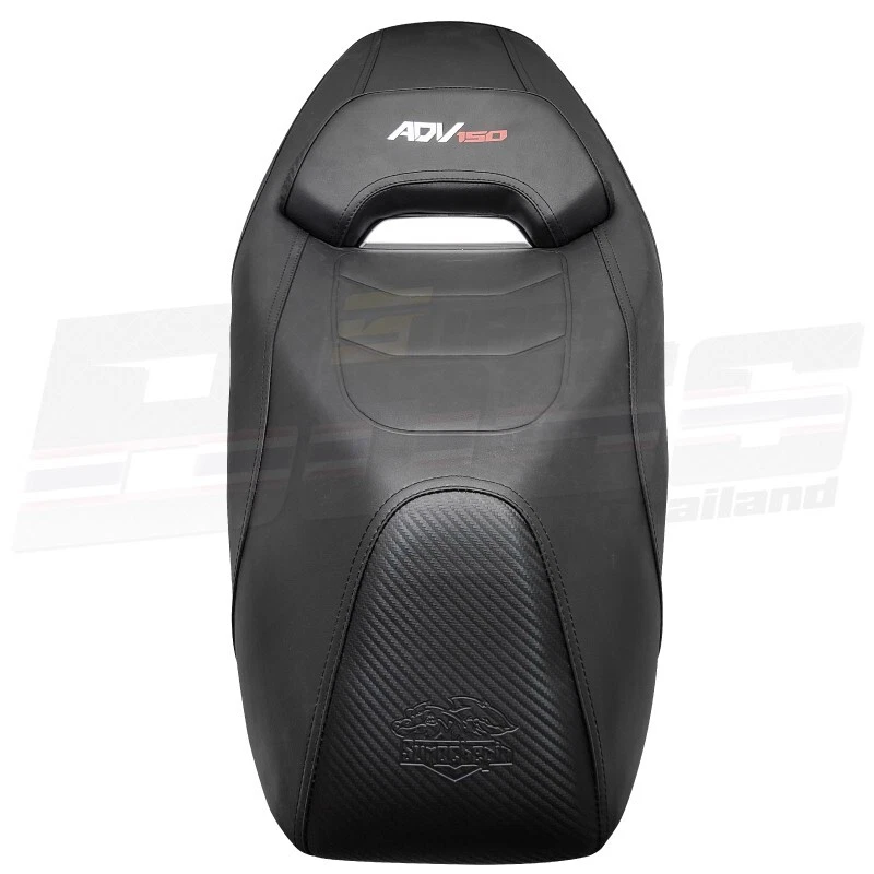 Asiento cojín de repuesto deportivo negro mate para HONDA ADV150 Foto 2 de 4