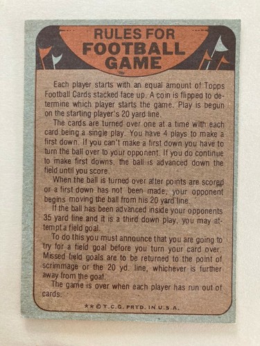 1974 Topps Football Team Checklist Pick from photos .10¢ shipping after 1st one! - Picture 201 of 211