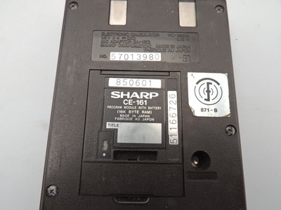 Sada SHARP PC 1500A POCKET COMPUTER + CE 150 + CE 160 1+EA 150, Japan