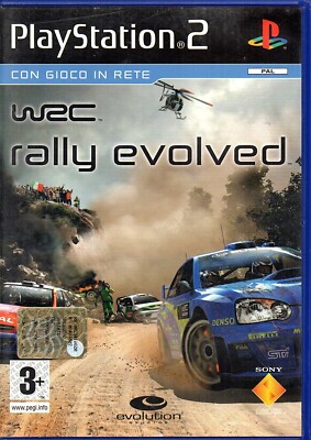 WRC: RALLY EVOLVED PLAYSTATION 2 PS2 USED GAME ITA ENG COVER