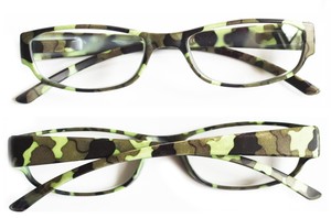 camouflage reading glasses