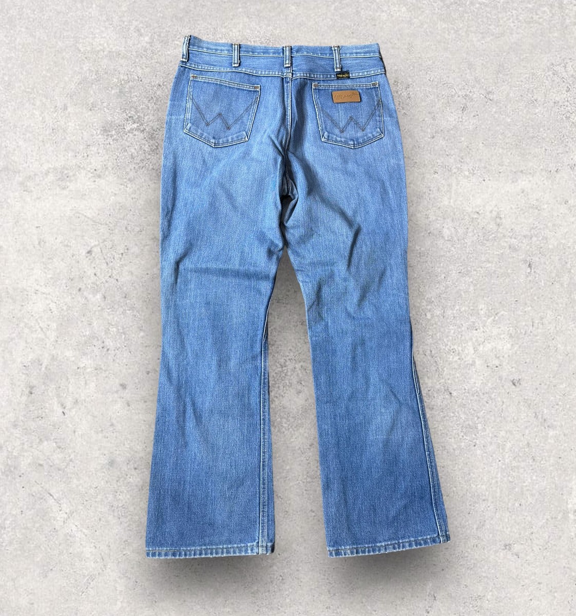 70s usa製 Wrangler flare denim talon Vintage 70s Wrangler Boot Flare Jeans No Fault Denim Size 6