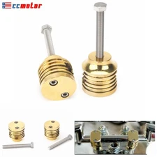 Brass Vintage 1" 25mm Handlebar Riser Clamp Mount For Harley Chopper Cafe Racer