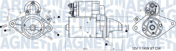 MAGNETI MARELLI 063721407010 Starter for CITROËN,PEUGEOT,TOYOTA