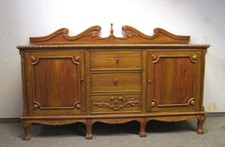 SCHRANK ARICHTE KOMMODE UNTERSCHRANK  B 190 HOLZ KIRSCHBAUMTON CHIPPENDALE-STIL