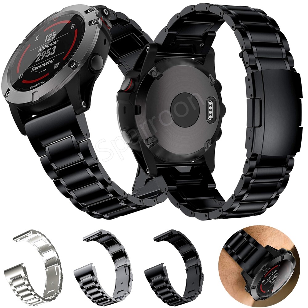 Acheter Bracelet en Silicone 22mm 26mm pour Garmin Fenix ​​7 7X 6 6X 5 5X bracelet de montre à dégagement rapide pour Garmin Fenix ​​3/3 HR/3 bracelets de montre saphir