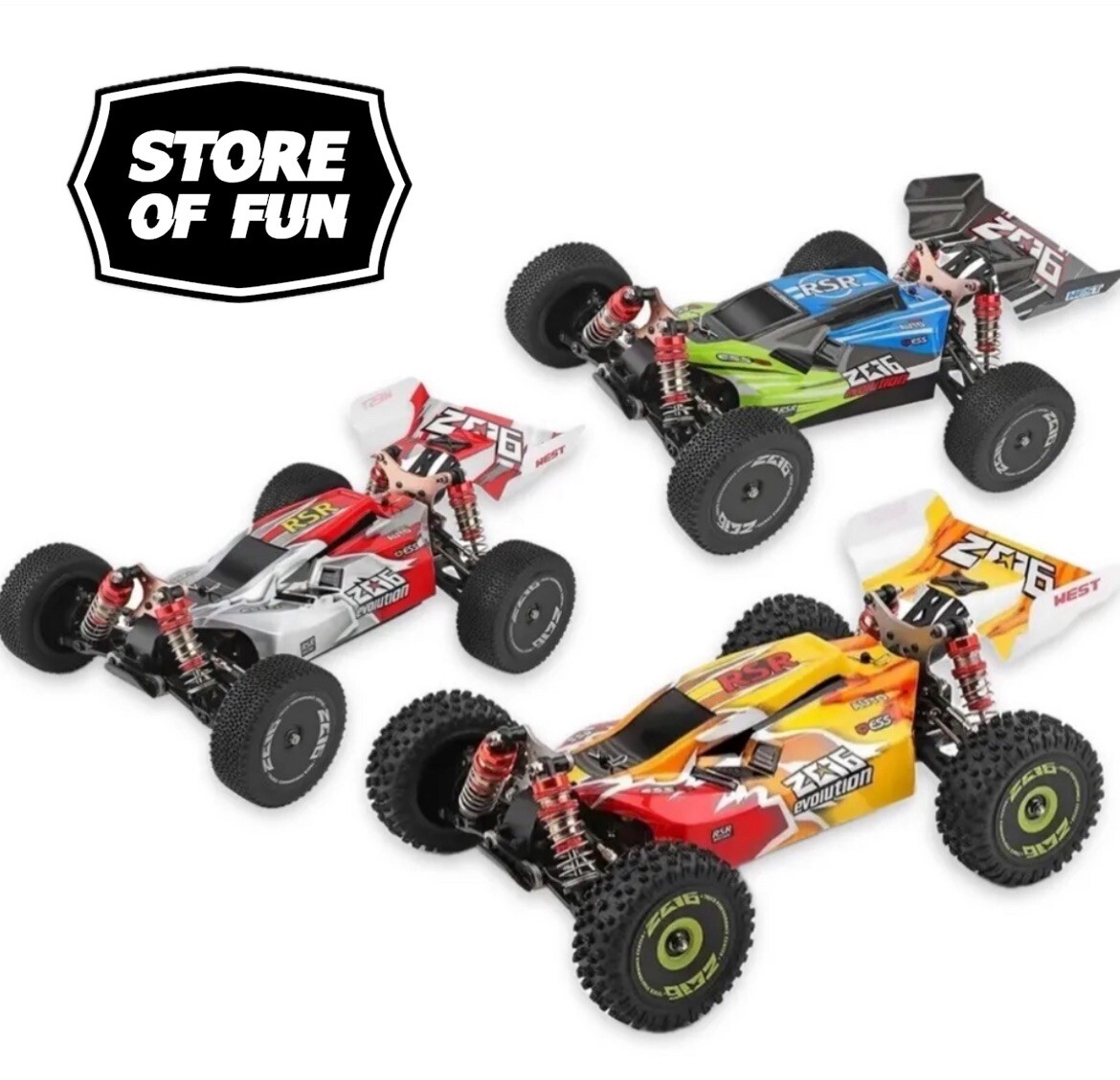 RCカー wltoys 144010と付属品 all in one WLToys 144001/144010 RC Car 1:14 Scale Remote Control Vehicle - 3