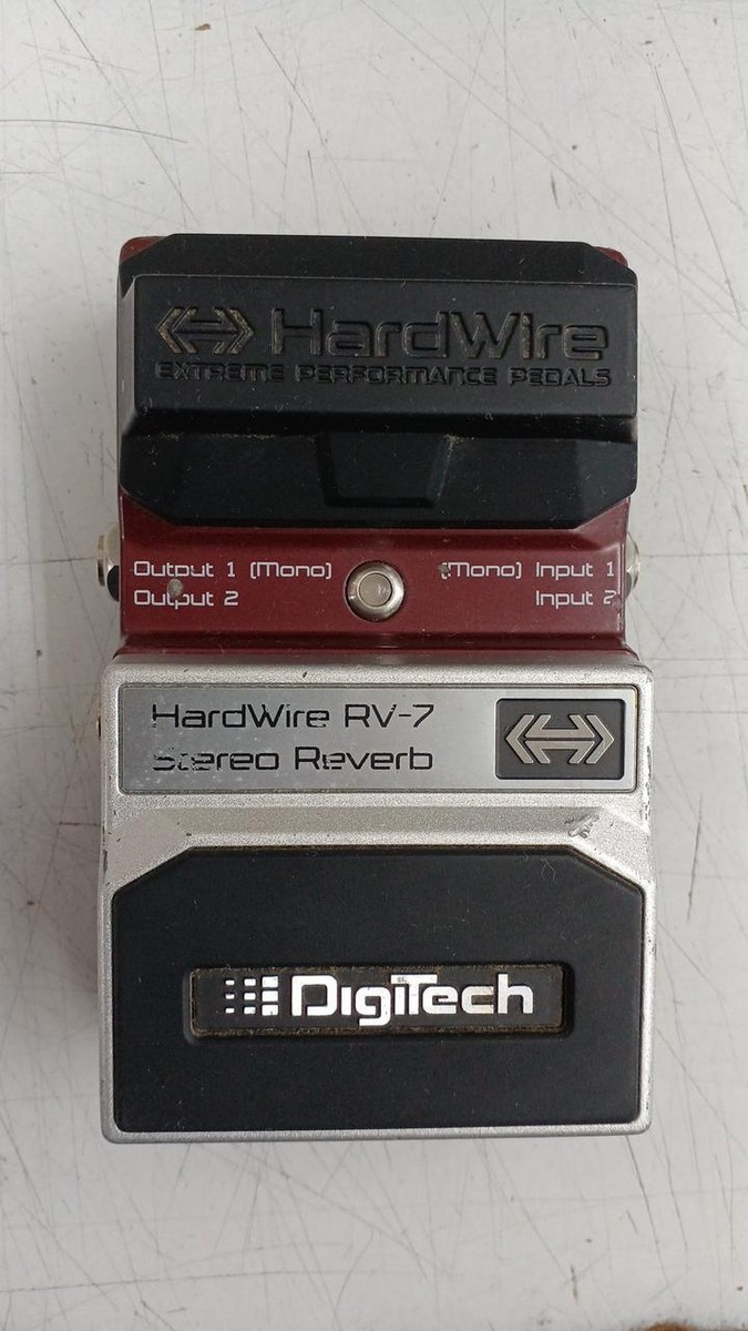 ギター DigiTech HardWire RV-7 Stereo Revervb Digitech RV-7 Hardwire Digital Reverb Stereo Guitar Effect