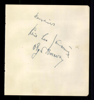 Fred Rauch / Johanna Matz Albumblatt Orignal Signiert +## BC G 23199