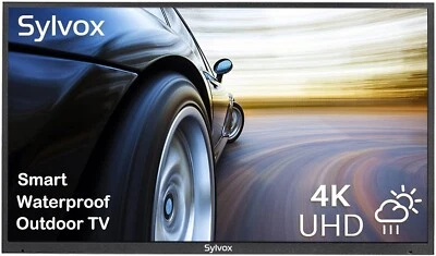 SYLVOX 55'' Outdoor TV 4K Waterproof Smart TV support Bluetooth WiFi SYLVOX