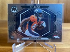 Marvin Mims  Broncos 2023 Panini Mosaic NFL Debut Rookie #ND-13