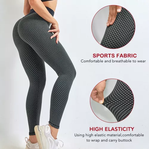 TIK Tok Leggings Women Butt Lifting Workout Tights Plus Size Sports High Waist Y