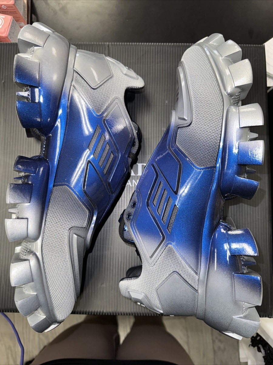PRADA CLOUDBURST SIZE 10 silver and blue. $1200 brand new. Taking offers. Prada | Shoes | Prada Cloudburst Size Silver And Blue 1200  main image 3