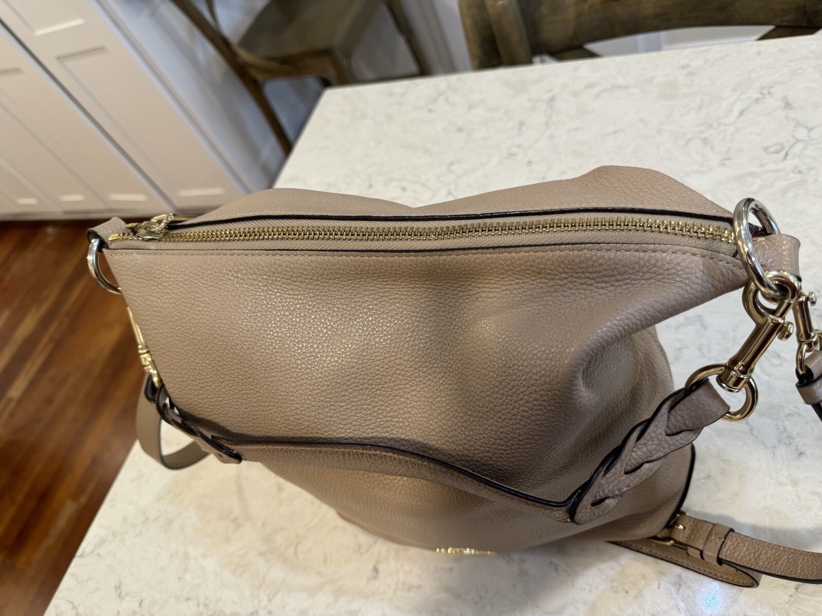 Coach Abby Duffle Pebble Leather F31507 Handbag Shoulder Purse eBay