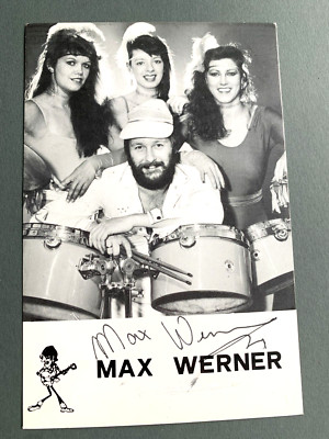 MAX WERNER signed  seltene Autogrammkarte 10x15 Autogramm
