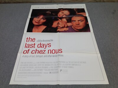 1993 The Last Days Of Chez Nous Original Movie House Full Sheet Poster