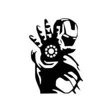 Iron Man Vinyl Die Cut Car Decal Sticker