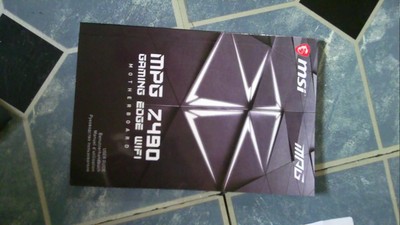 Msi Mpg Z490 Gaming Edge Wifi Atx Gaming Motherboard User Guide Manual Ebay