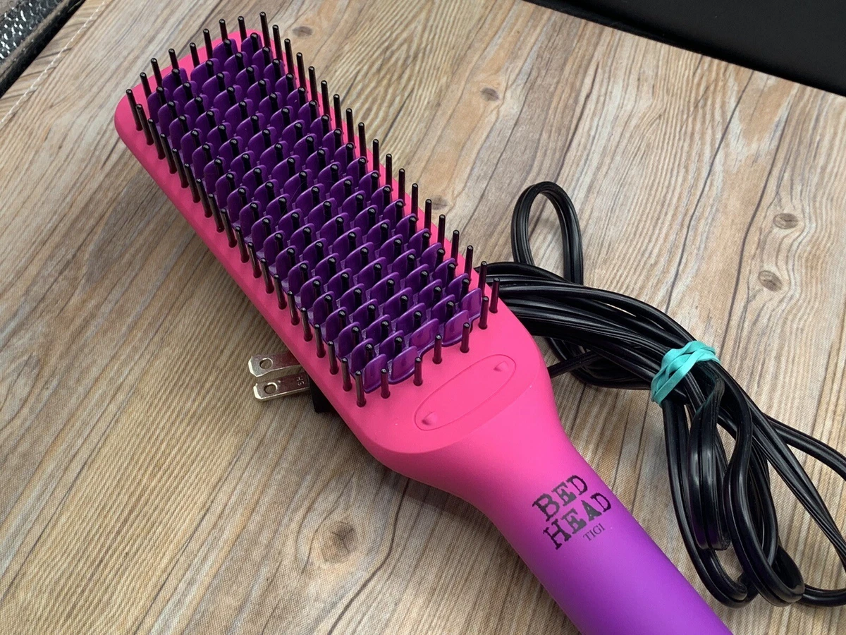 Bed Head TIGI Smooth Operator Hair Straightening Styling Heat Brush TESTED