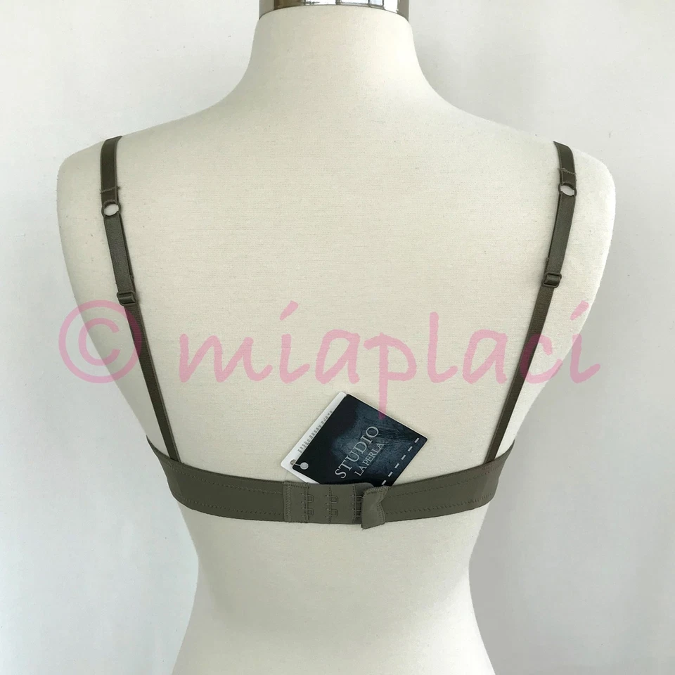 Sujetador con aros Studio La Perla Obsession Of Love #905570 verde 32B nuevo con etiquetas Foto 3 de 4