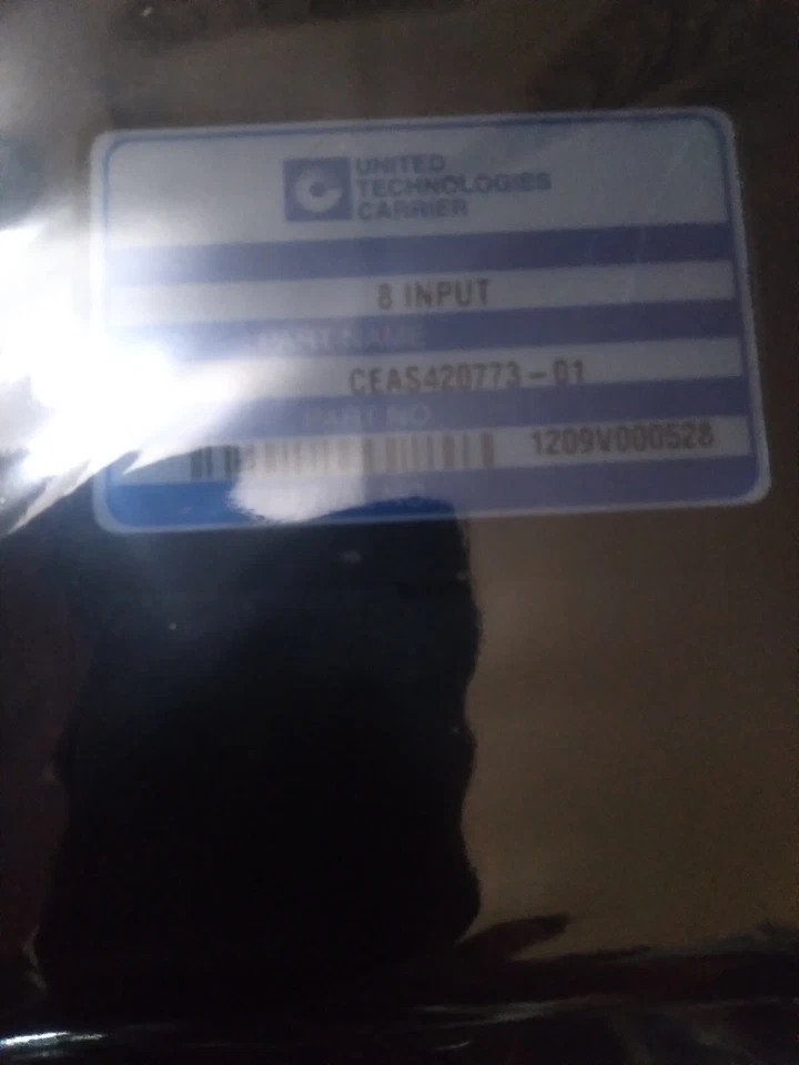 CARRIER UNITED 8 INPUT MODULE CEAS420773-01 CEAS42077301 - Image 2 of 2