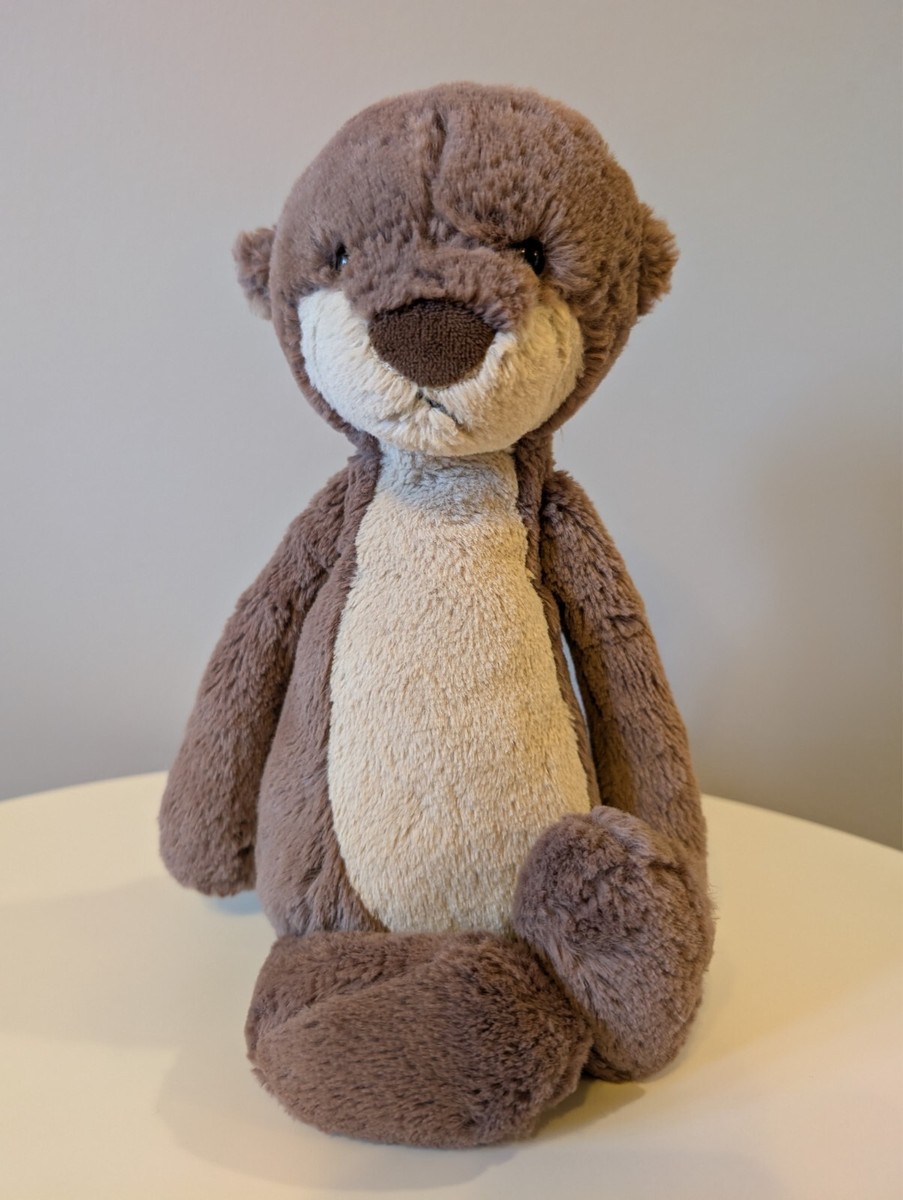 Jellycat Medium 12 inch Bashful Otter - Rare & Retired BAS3OT