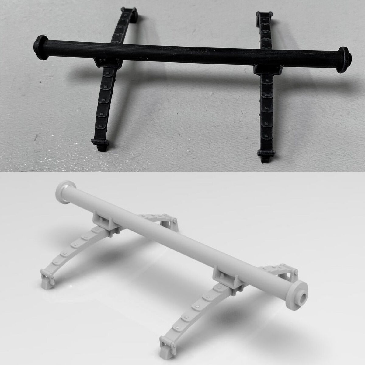 1:16 3d Printed Gasser Straight Axle Leaf Spring Front End 1:16 3d Printed Gasser Straight Axle Leaf Spring Front End