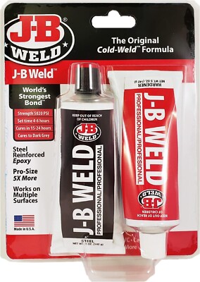 JB WELD Original Professional Big 10oz Original Kaltschweißen Stahlverstärkt Epoxid
