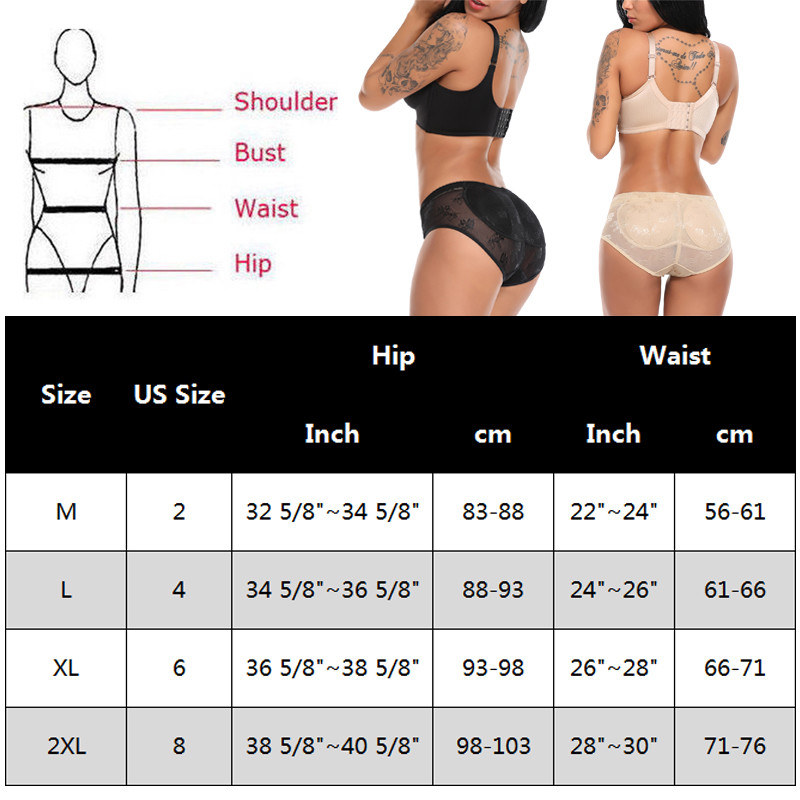 FAKE ASS Women Butt and Hip Enhancer Booty Padded Underwear Panties Body  Shaper - Conseil scolaire francophone de Terre-Neuve et Labrador