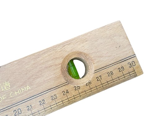 Vintage Wooden Spirit Level Made In China - 第 8/10 張圖片