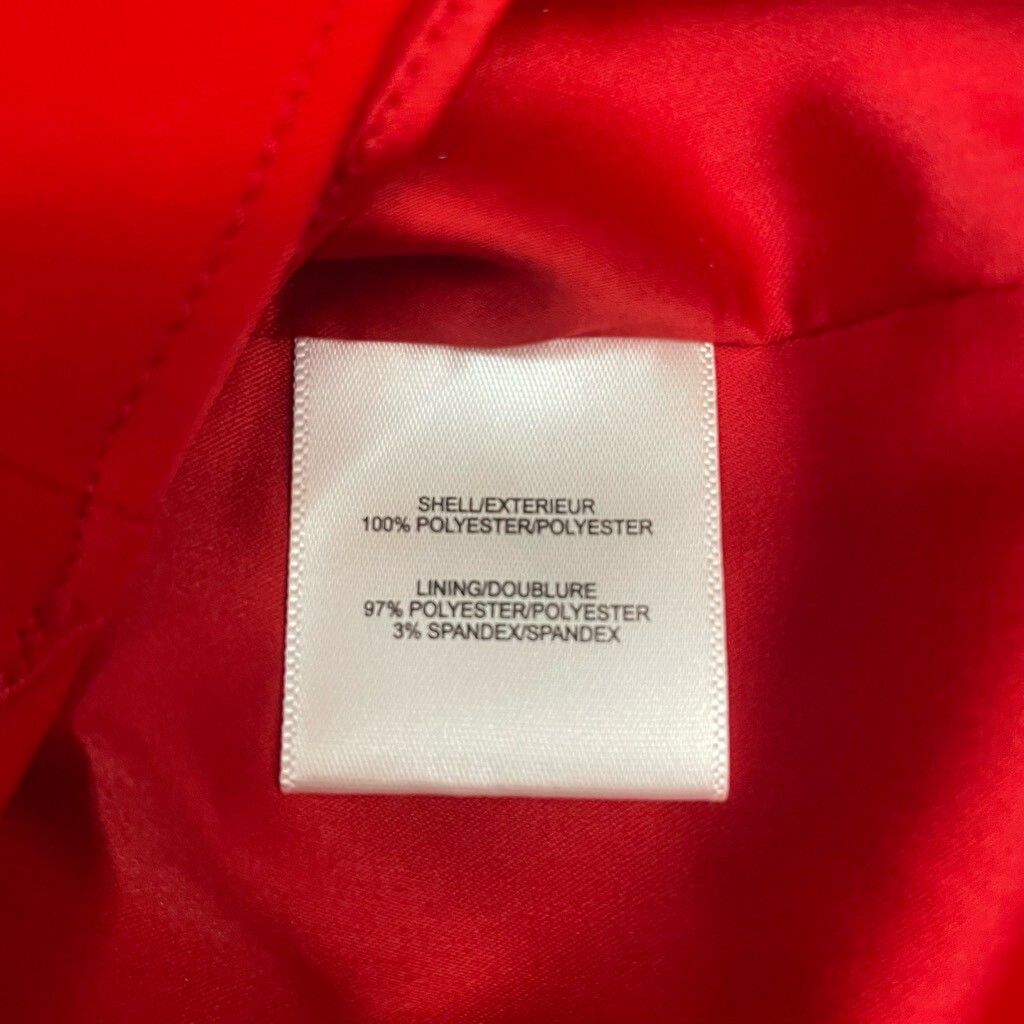 NWT Belle Badgley Mischka Women's Red Weasy Caped Mini Dress Size 0 image 10