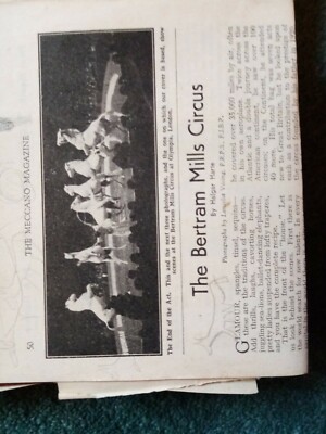 B9o Ephemera 1940s article bertram Mills circus b