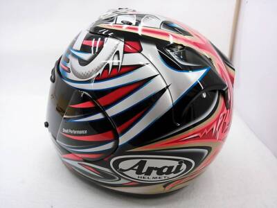 Arai RX-7 ⅳ Lサイズ 59〜60 Arai RX-7 RR4 AOKI L Size 59-60cm Full Face Helmet With