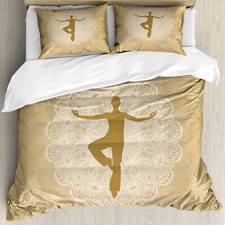 Yoga Bettwäsche Set Mandala-Mann-Haltung