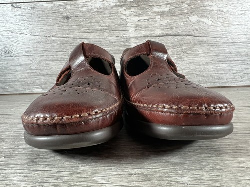 SAS Willow Mary Jane Slip On Loafer Walnut Brown San Antonio Shoes Womens 8 - Picture 3 of 17