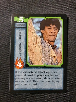 Eastern Acrobat #47 HERCULES TCG CCG Card NM 1998 1st Edition WOTC Arc System 