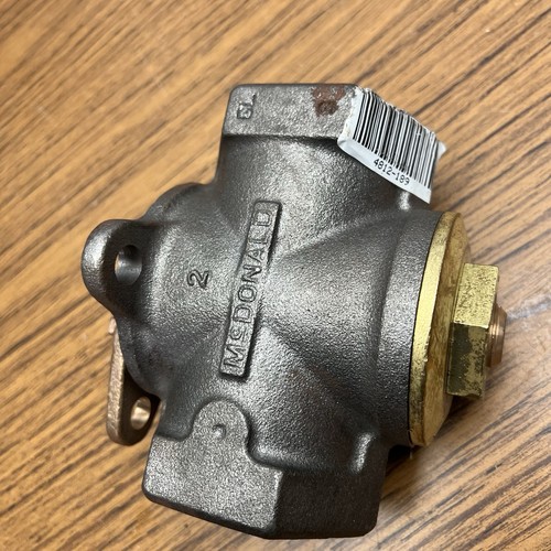 2" x 2" FPT x FPT 175 G BLACK BRASS PLUG BALVE 4812-189 - Picture 3 of 4